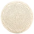 vidaXL Ručne vyrobená taburetka macrame 45x30 cm, bavlna