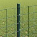 vidaXL Zabudovaný plotový stĺpik 5 ks Zelená 160 cm