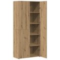vidaXL Highboard 2 ks Remeselný dub 80 x 42 x 185 cm