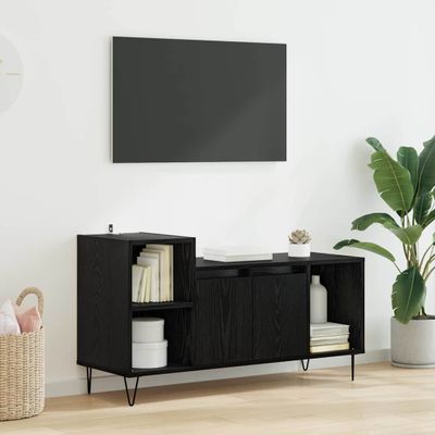 vidaXL TV skrinka Čierny dub 100 x 35 x 55 cm Kompozitné drevo