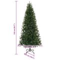 vidaXL Umelý vianočný stromček Zelená 210 cm PVC, PE a oceľ
