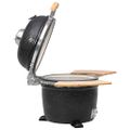 Záhradný keramický gril, údiareň Kamado, 33 cm