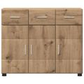 vidaXL Servírovacia skriňa FLORIN 88,5 x 30,5 x 73 cm Remeselný dub