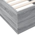 vidaXL Posteľný rám sivý dub sonoma 75x190 cm kompozitné drevo