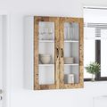 vidaXL Dvierka na umývačku Kalmar Staré drevo 80 x 31 x 100 cm