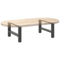 vidaXL Nohy konferenčného stolíka, antracitové, 2 ks, 60 x (30-31) cm, oceľové