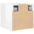 vidaXL Nástenné TV skrinky 4 ks lesklé biele 30,5x30x30 cm