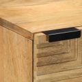 vidaXL Highboard Brown 40x33x110 cm Masívne drevo Mango