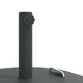 vidaXL Podstavec pod slnečník s rúčkami pre Ø38/48 mm tyče 25 kg kruh