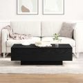 vidaXL Konferenčný stolík Čierny dub 100 x 49,5 x 31 cm