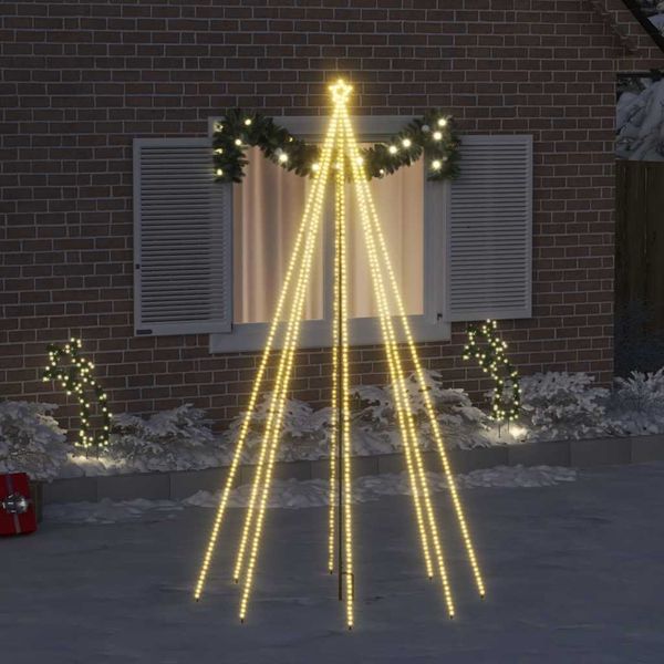 vidaXL LED vodopádové svetlá na vianočný stromček interiérové a exteriérové 400 LED diód 2,5 m