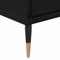 vidaXL TV skrinka 150 x 30 x 45 cm Čierny dub Kompozitné drevo