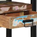 vidaXL Konzolový stôl 90 x 33 x 75 cm Masívne obnovené drevo