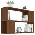 vidaXL Knižnica hnedý dub 100x24x63 cm spracované drevo