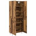 vidaXL Highboard 2 ks Staré drevo 69,5 x 34 x 180 cm Kompozitné drevo