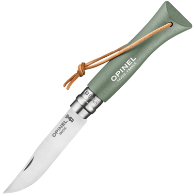 OPINEL 002203 VRI N°06 Bushwhacker Sage Green vreckový nôž 7 cm, šalviovo zelená, drevo