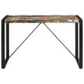 vidaXL Jedálenský stôl 120x55x76 cm masívne recyklované drevo