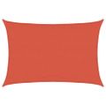 vidaXL Tieniaca plachta 160 g/m² obdĺžniková terakotová 3,5x4,5m, HDPE