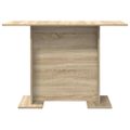 vidaXL Jedálenský stôl 110 x 60 x 75 cm Kompozitné drevo Sonoma dub