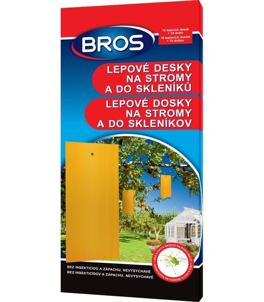 04833 Bros Lepové dosky na stromy a do skleníkov 10 ks