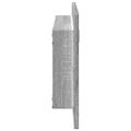 vidaXL Kúpeľňové LED zrkadlo sivý dub sonoma 100x8,5x37 cm