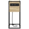 vidaXL Nočný stolík Sonoma dub 41,5 x 26 x 60,5 cm Kompozitné drevo