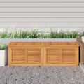 vidaXL Záhradný úložný box s vreckom 175x50x55 cm masívny teak