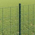 vidaXL Euro oplotenie s pilierom 10 x 0,8 m PVC potiahnutá oceľ Zelená