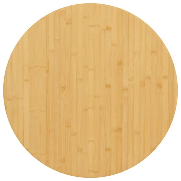 vidaXL Stolová doska Ø60x4 cm bambus