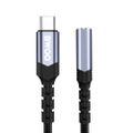 Adapter BWOO AUX 3,5 mm - USB-C Čierny BZ47