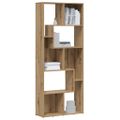 vidaXL Knižnica Artisan Dub 67x24x161 cm Inžinierske drevo