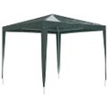 vidaXL Profesionálny párty stan 2,5x2,5 m, zelený 90 g/m²
