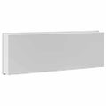 vidaXL Sprchový výklenok Biela 90 x 30 x 9,5 cm Nehrdzavejúca oceľ