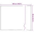 vidaXL Samolepiaca zrkadlová fólia Strieborná 90 x 500 cm PET