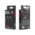 Uhlový kábel Maxlife MXUC-09 USB-C - USB-C 1,0 m 60W čierny