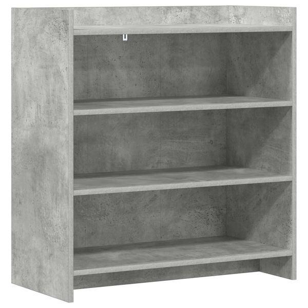 vidaXL Servírovacia skriňa Betónovo sivá 75 x 36 x 80 cm