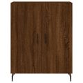 vidaXL Vysoká skrinka hnedý dub 69,5x34x180 cm spracované drevo