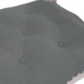 vidaXL Lavička tmavosivá 110x45x60 cm látka