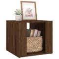 vidaXL Nočný stolík hnedý dub 41x40x36 cm spracované drevo
