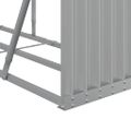 vidaXL Držiak na polená svetlosivý 300x45x100 cm pozinkovaná oceľ