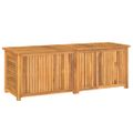 vidaXL Záhradný úložný box s vreckom 150x50x55 cm masívny teak