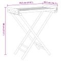vidaXL Skladací stolík s podnosom 70,5x42,5x80 cm bambus