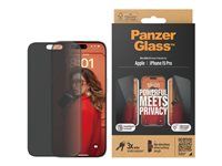PanzerGlass ochranné sklo Apple iPhone 15 Pro s filtrom súkromia
