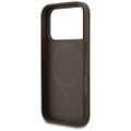 Puzdro Guess 4G Small Classic Logo MagSafe pre iPhone 17 Pro hnedé