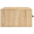 vidaXL Nástenné nočné stolíky 2 ks dub sonoma 35x35x20 cm
