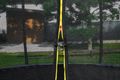 Trampolína G21 SpaceJump, 366 cm, modrá, s ochrannou sieťou + schodíky zadarmo