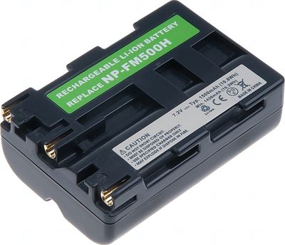 Batéria T6 Power Sony NP-FM500H, NP-FM55H, 1600mAh, 11.5Wh, sivá