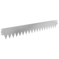 vidaXL Obrubník trávnika 50 ks 103 x 15 cm Oceľ Strieborná