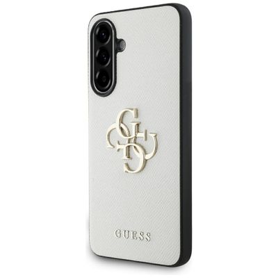 Guess HC PU Grained Big 4G and Classic Logo case for Samsung Galaxy A56 Beige