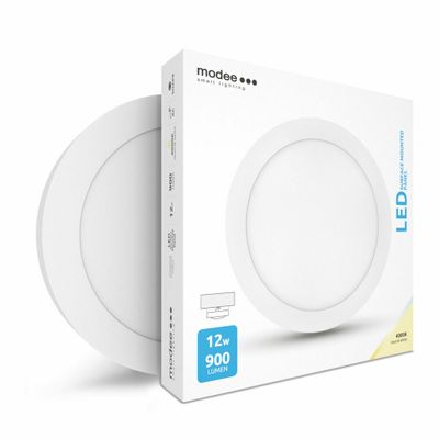 Modee Smart Lighting LED Panel Round - Surface mounted 12W neutrálna biela (ML-LPR4000K12WA)
